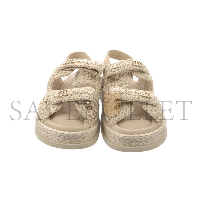 Ch**el interlocking cc logo espadrilles g46339